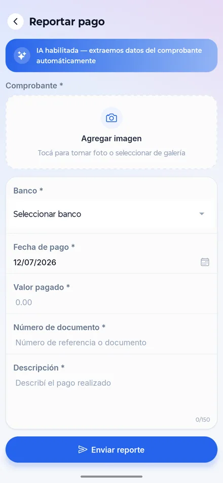 Historial completo de reservas
